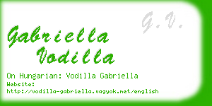 gabriella vodilla business card